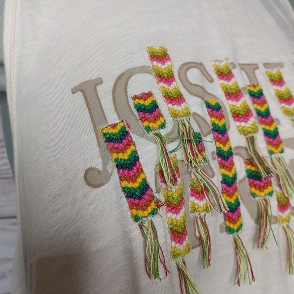 ANTHROPOLOGIE Pilcro Twist Back Embroidered Tank Top M - Picture 5 of 8